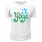 Футболка белая  мужская Yoga
