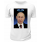 Футболка белая  Путин с нимбом