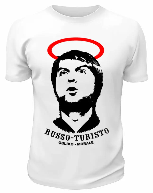 Футболка белая  Russo Turisto Obliko-morale