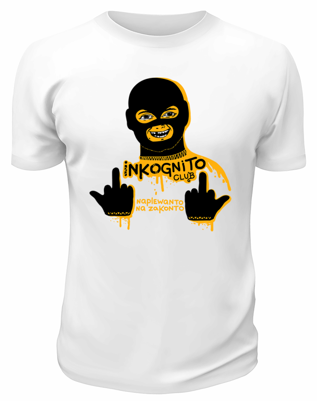 Футболка белая  Inkognito club