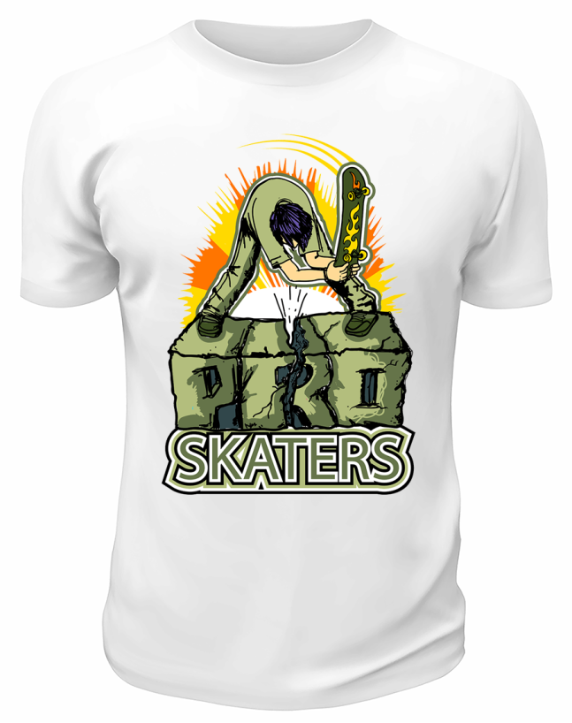 Футболка белая Proskaters