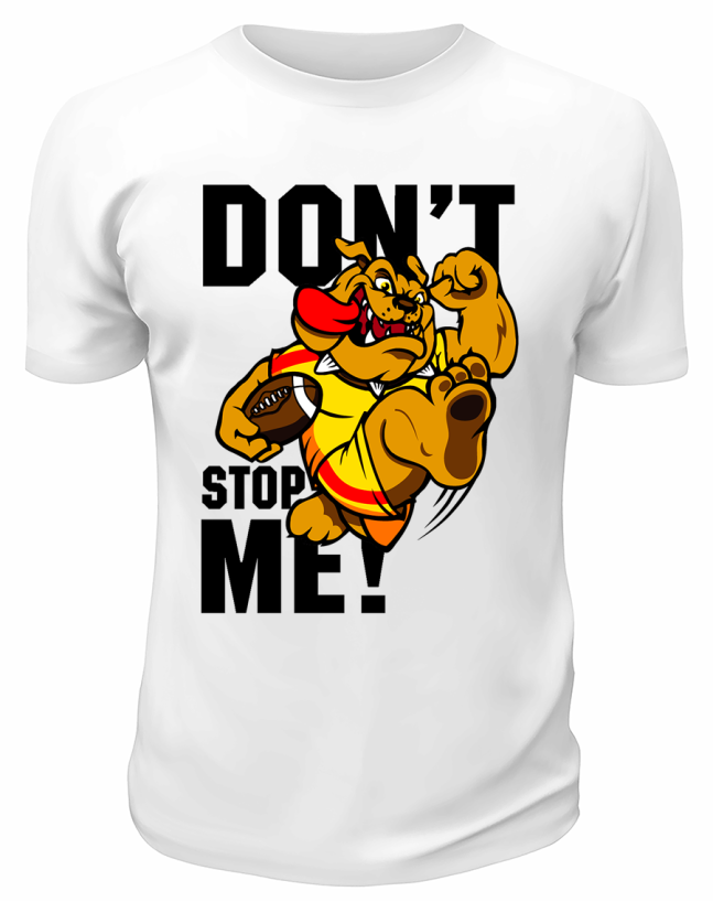 Футболка белая  Don't stop me