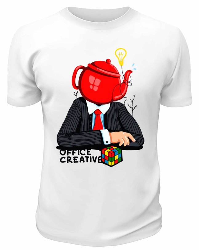 Футболка белая  Office creative