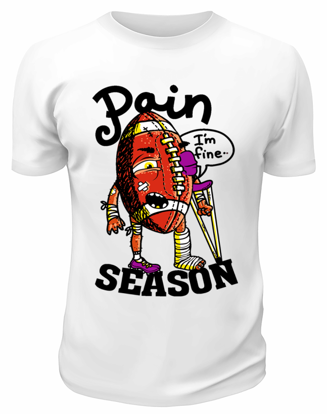 Футболка белая  Pain season