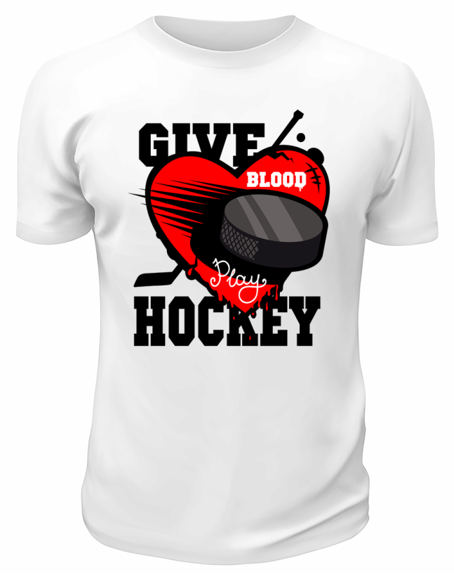 Футболка белая  Give Hockey