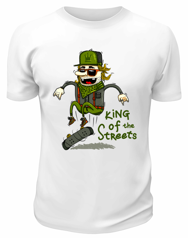 Футболка белая  King of the streets
