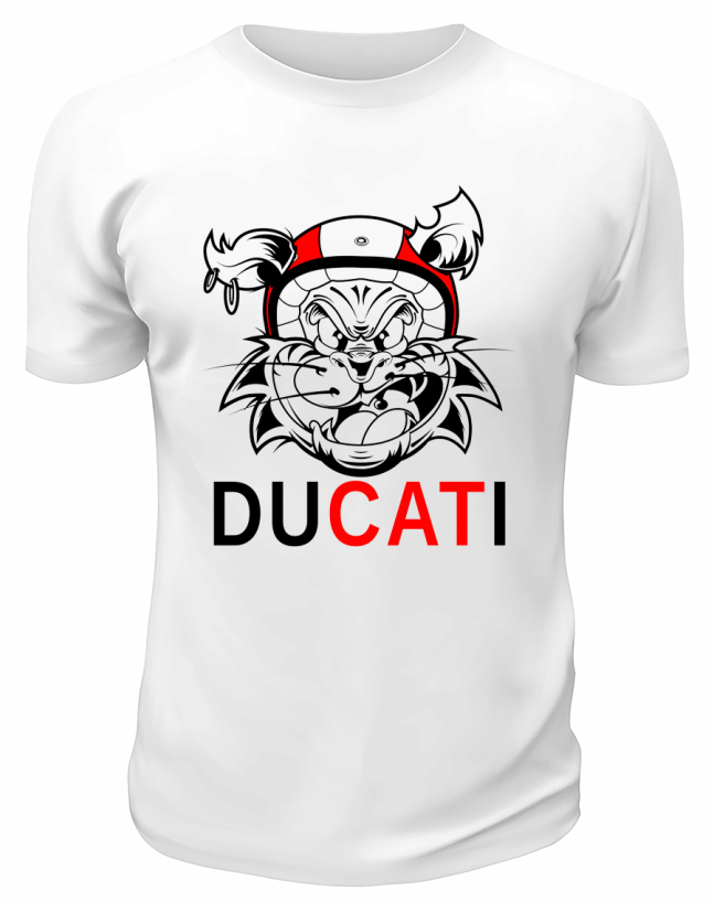 Футболка белая Ducati
