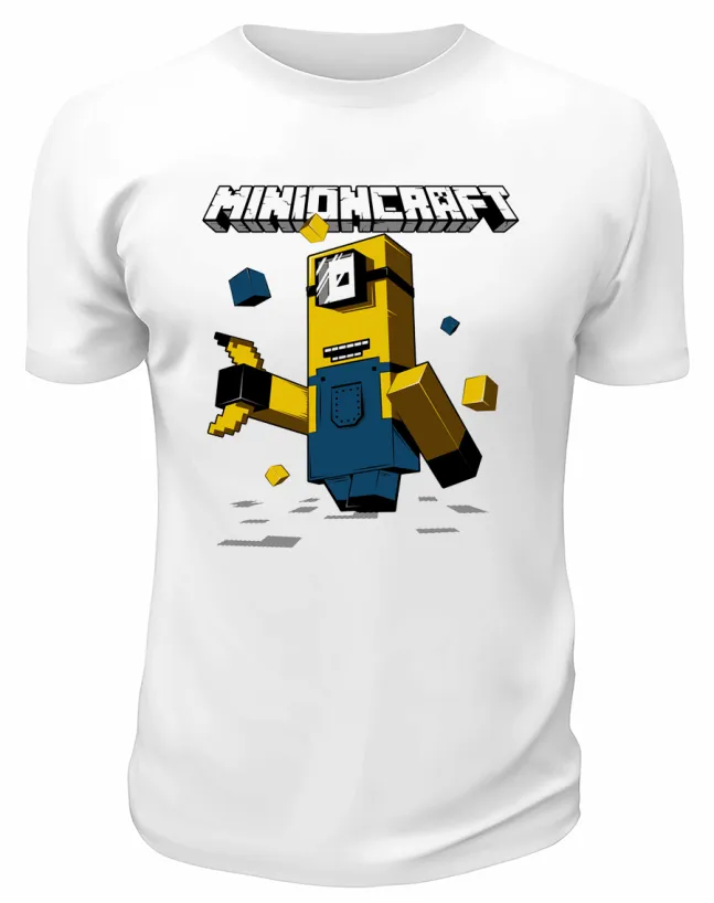 Футболка белая Minioncraft