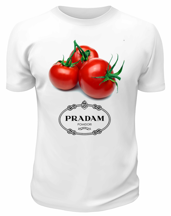 Футболка белая  Pradam