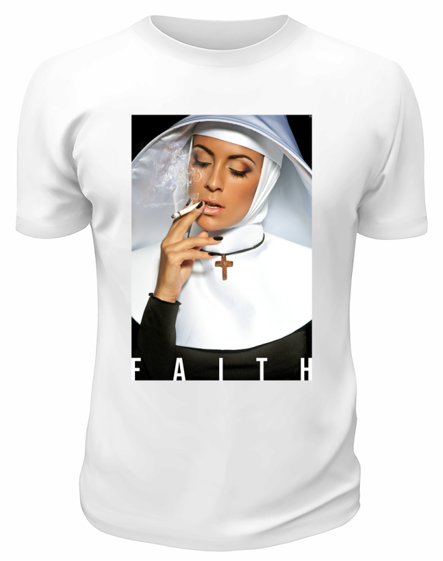 Футболка белая  Faith