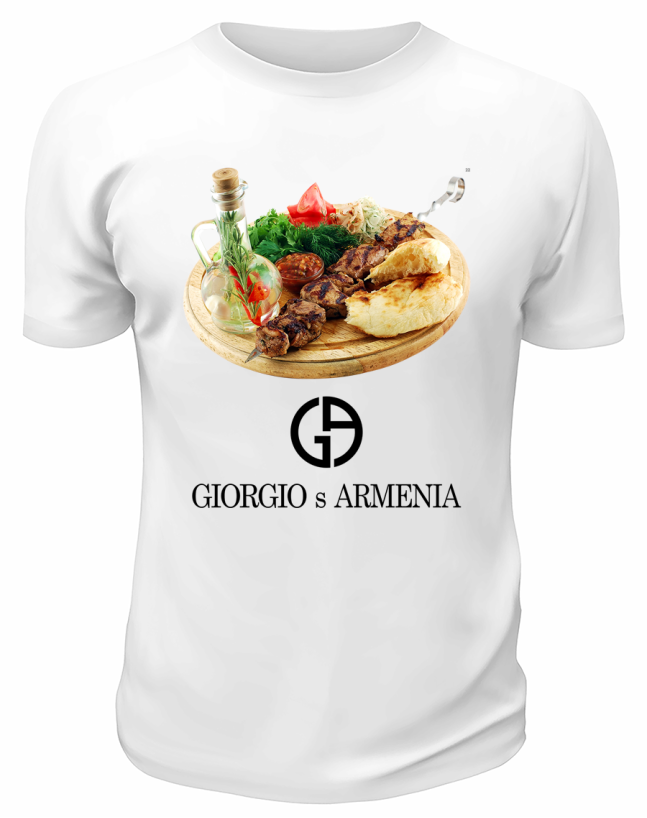 Футболка белая  Giorgio s Armenia