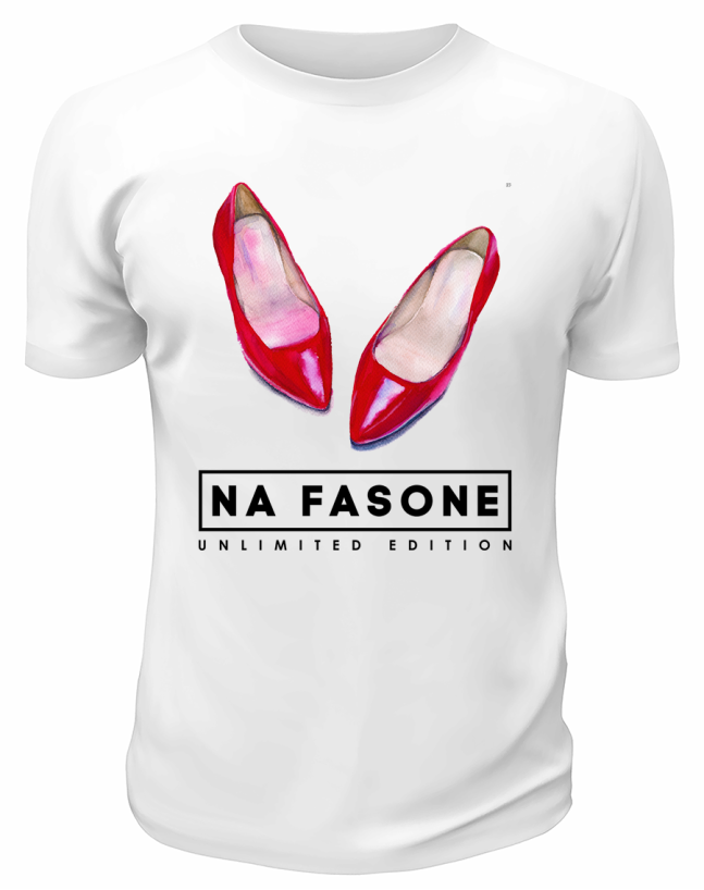 Футболка белая  Na Fasone