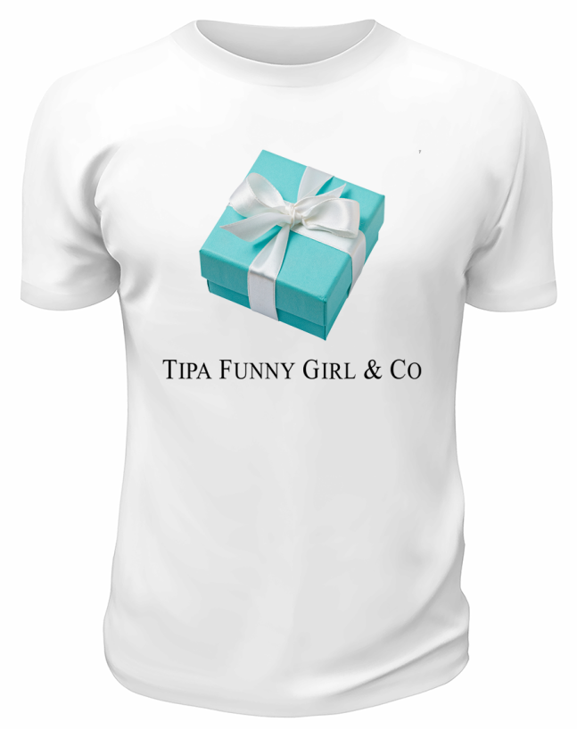 Футболка белая  Tipa Funny Girl & Co