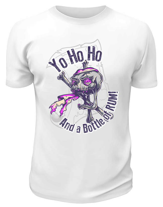 Футболка белая  Yo Ho Ho