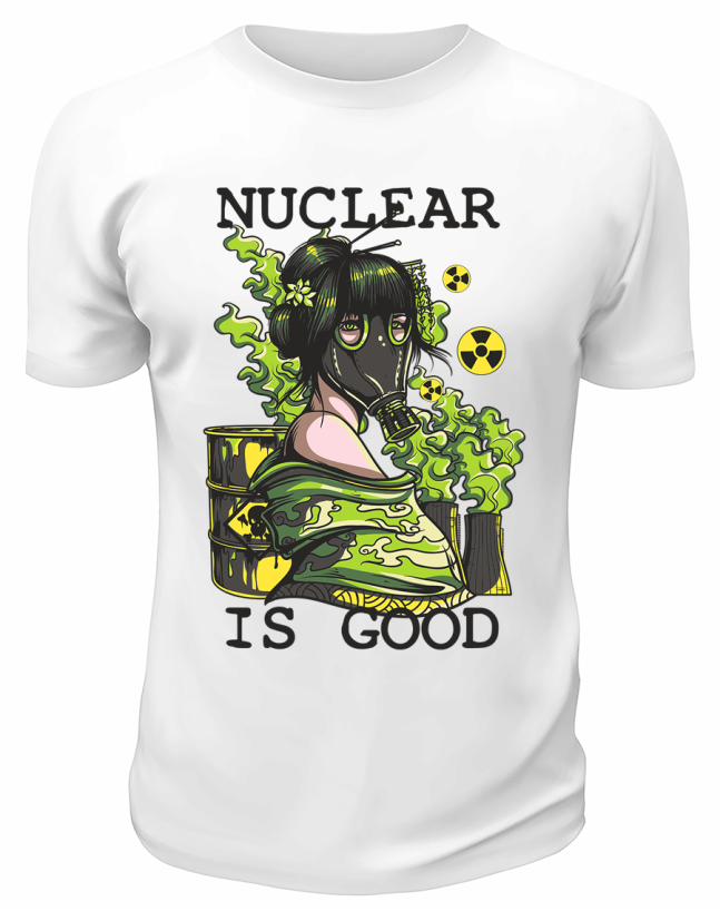 Футболка белая Nuclear is good