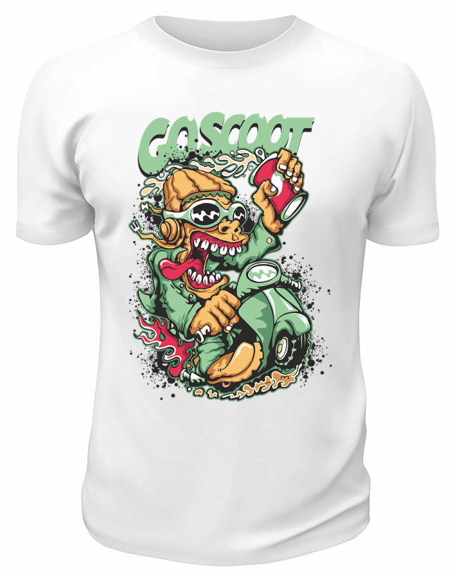 Футболка белая Go scoot