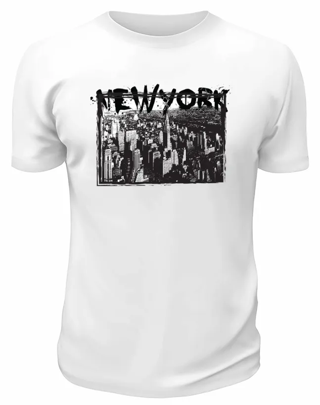 Футболка белая New york