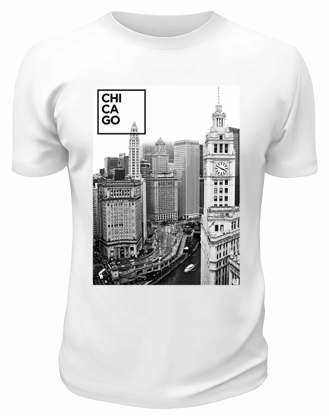Футболка белая Chicago