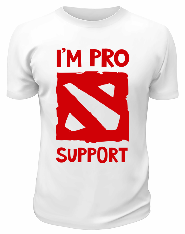 Футболка белая  мужская I`m prosupport