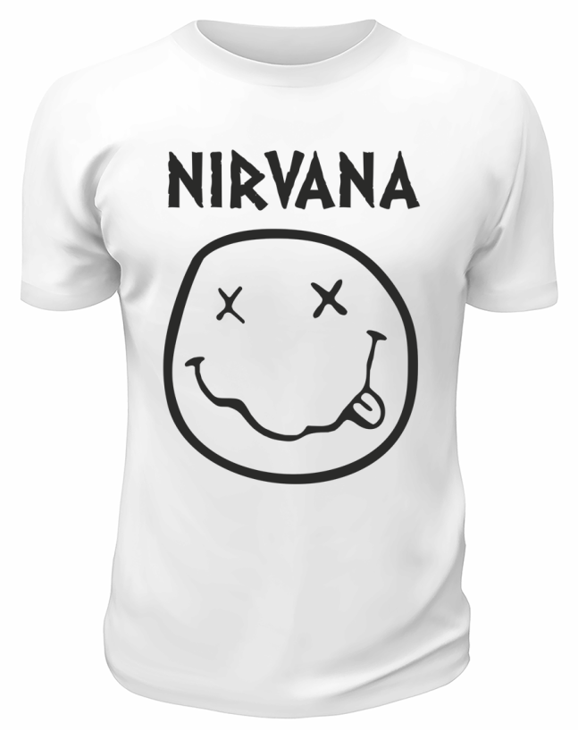 Футболка белая  Nirvana