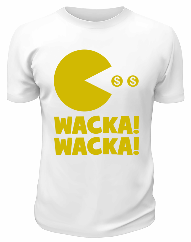 Футболка белая  мужская Пиксели