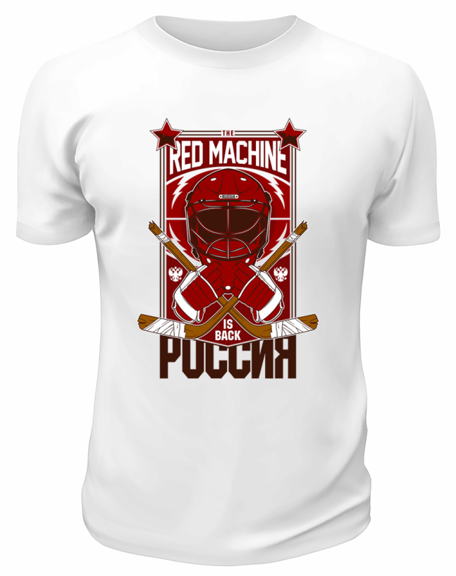 Футболка белая  Россия
