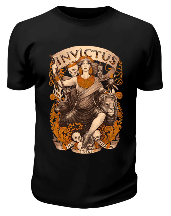 Футболка черная Лесная ведьма invictus