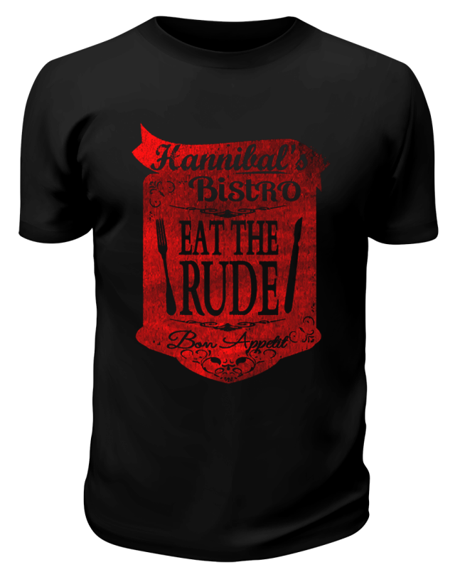 Футболка черная Eat the rude