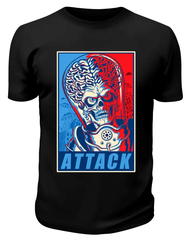 Футболка черная Attack!