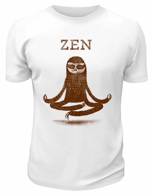 Футболка белая ZEN