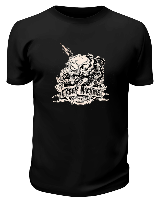 Футболка черная Creep Machine