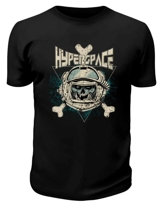 Футболка черная Hyperspace