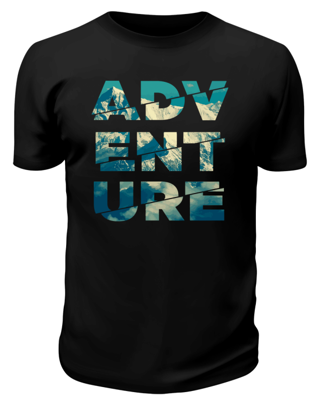 Футболка черная Adventure