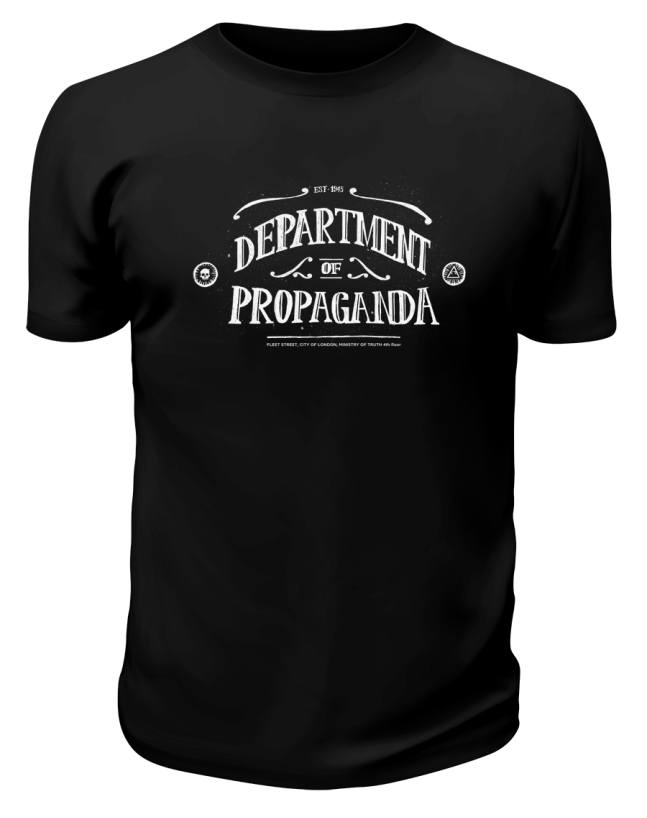 Футболка черная  Department propaganda