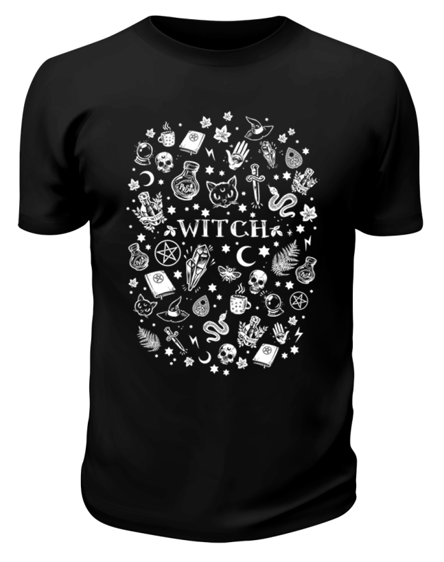 Футболка черная Witch