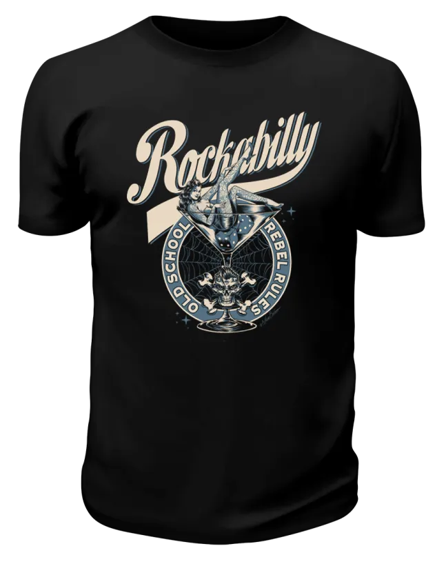 Футболка черная Rockabilly