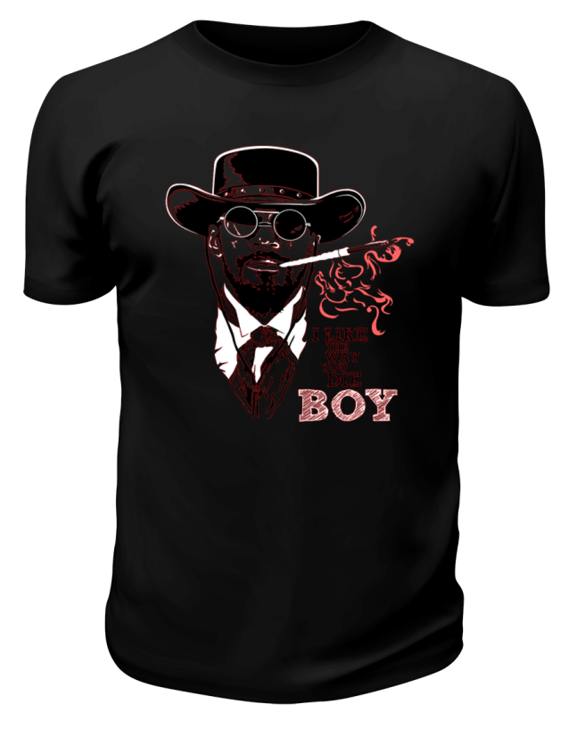 Футболка черная I like the way you die boy