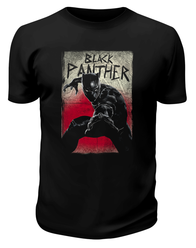 Черная футболка Black panther