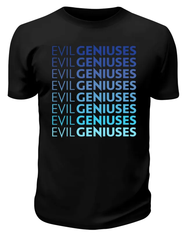 Футболка черная  Evil geniuses
