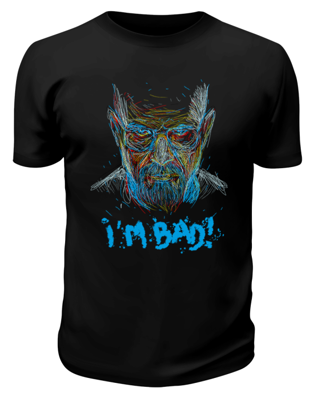 Футболка черная Мистер хайзенберг I am bad