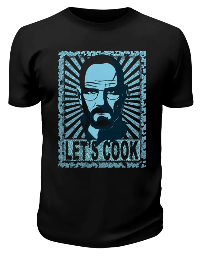 Футболка черная Во все тяжкие let's cook