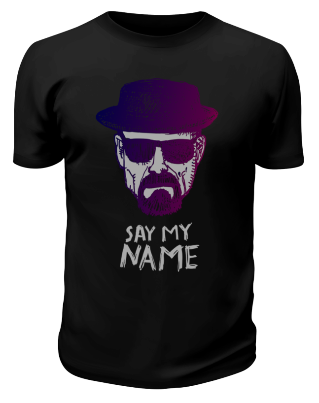 Футболка черная Say my name