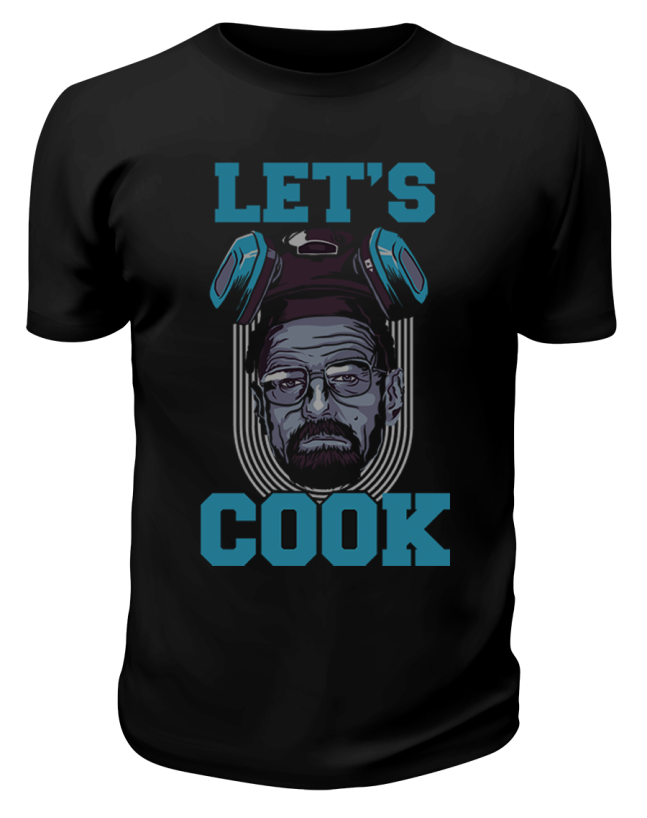 Футболка черная Let's cook Во все тяжкие
