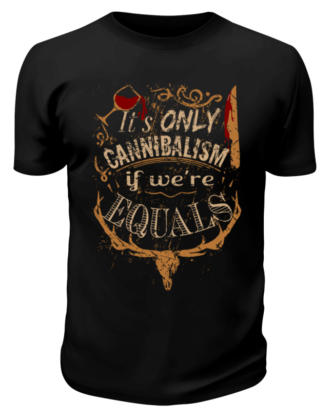 Футболка черная Cannibalism