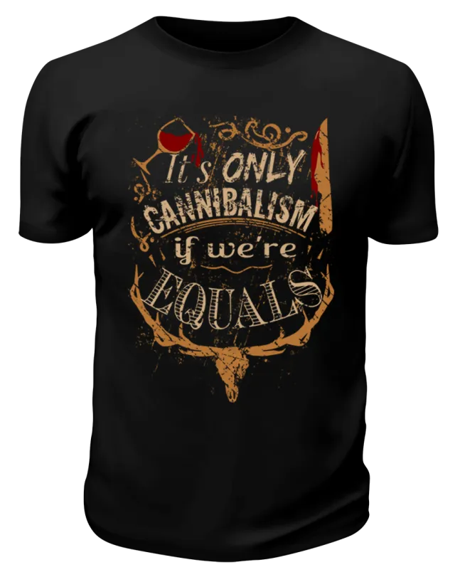 Футболка черная Cannibalism