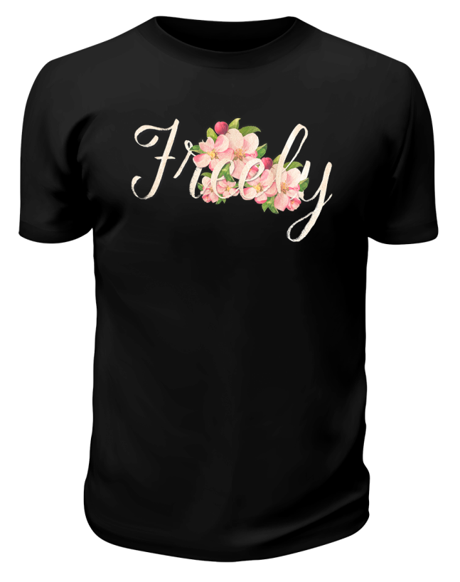 Черная футболка Freely